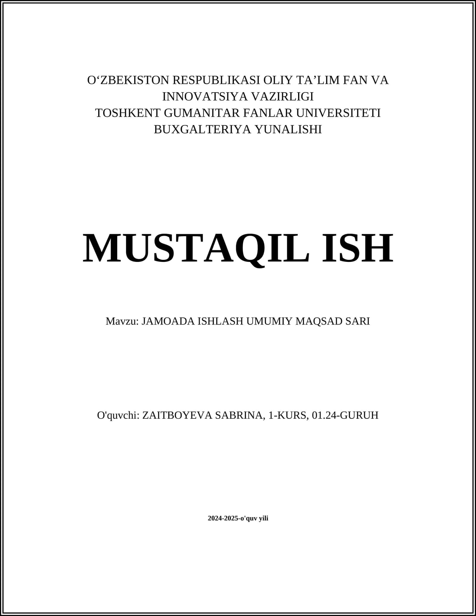 Jamoada ishlashning afzalliklari 1