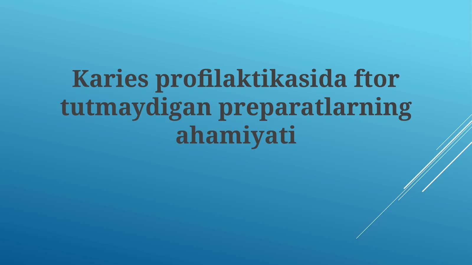 Kariesprofilaktikasidaftortutmaydiganpreparatlarningahamiyati 1