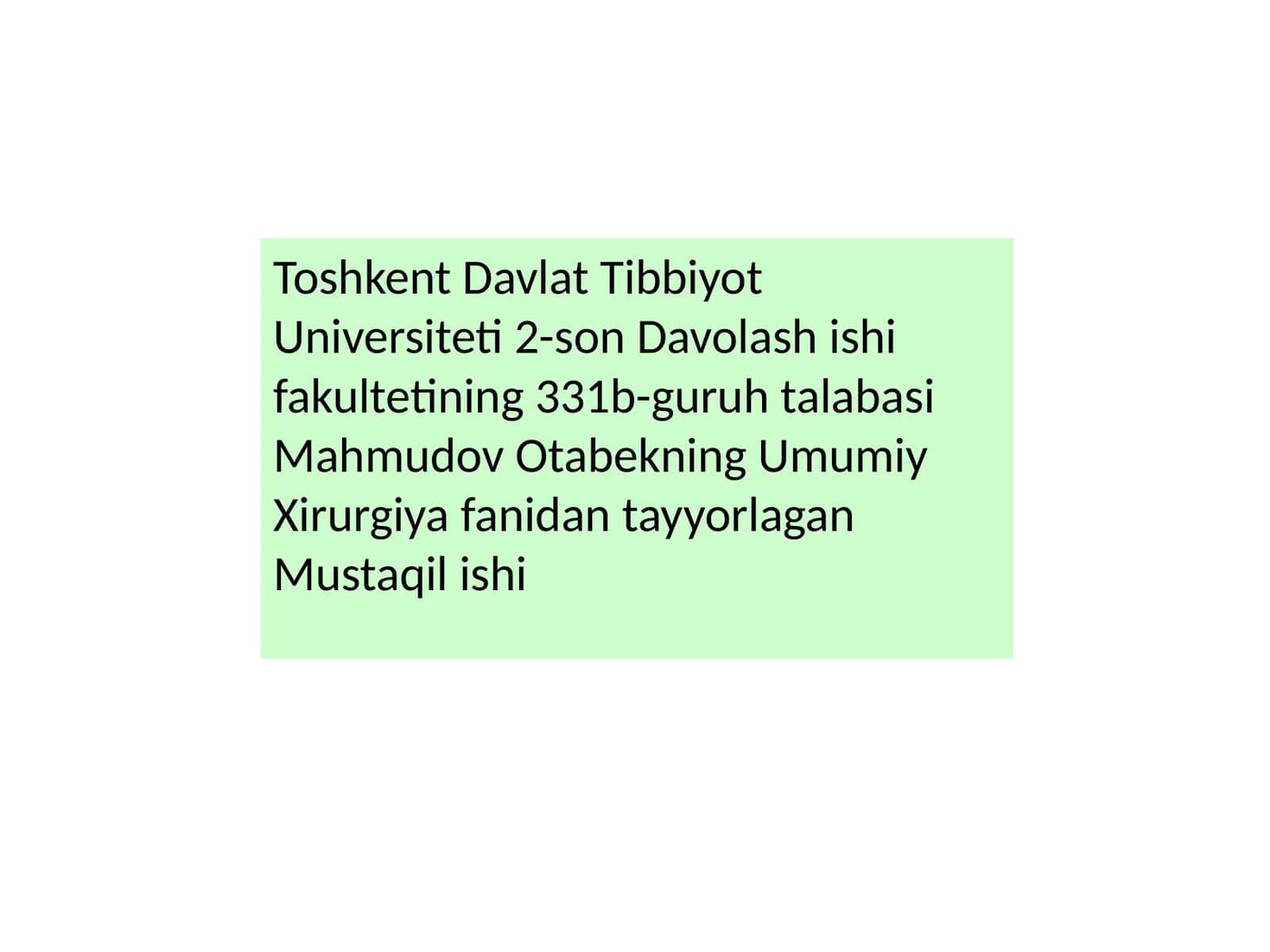 To‘qimalar o‘limi (Nekroz) 1