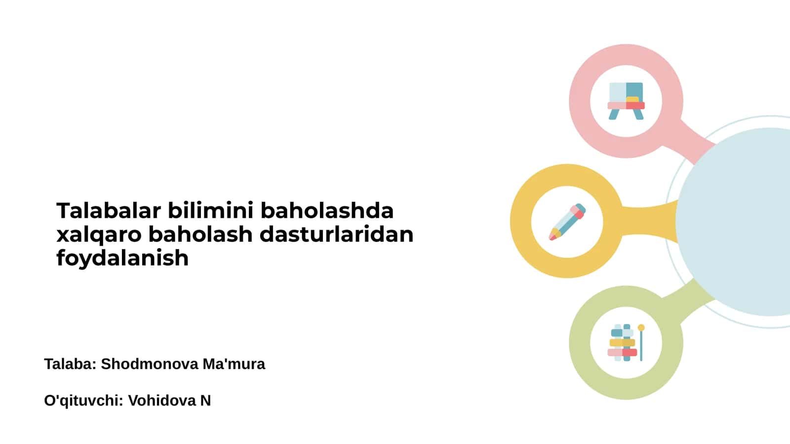 Xalqaro baholash dasturlari 1