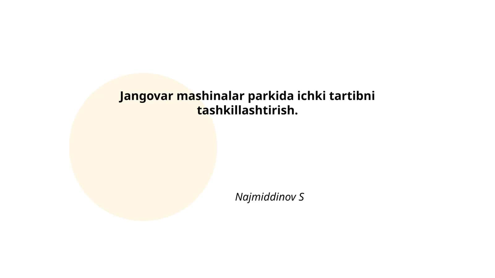 Park ichki tartibni tashkillashtirish 1