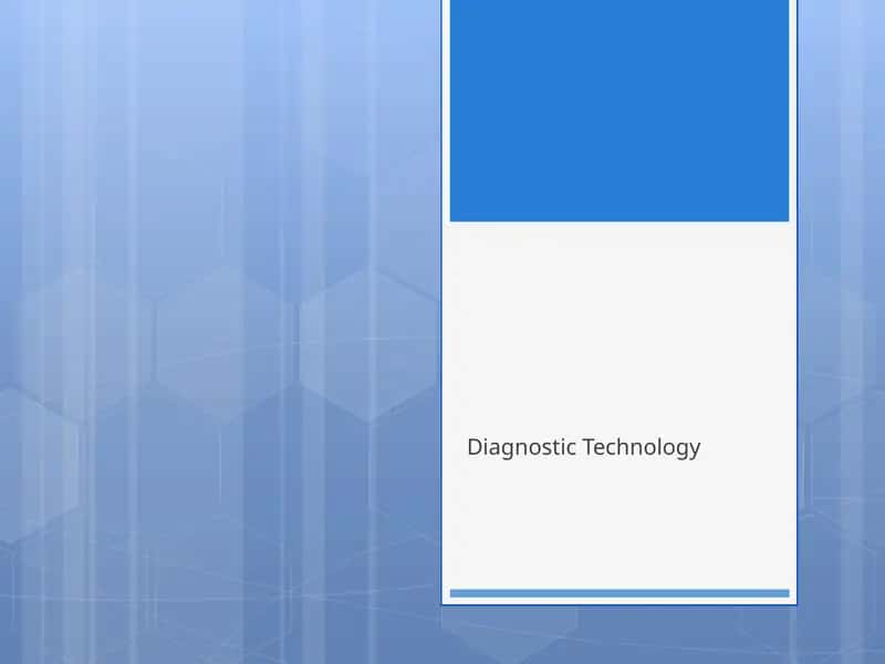 Medical Imaging Technology 1