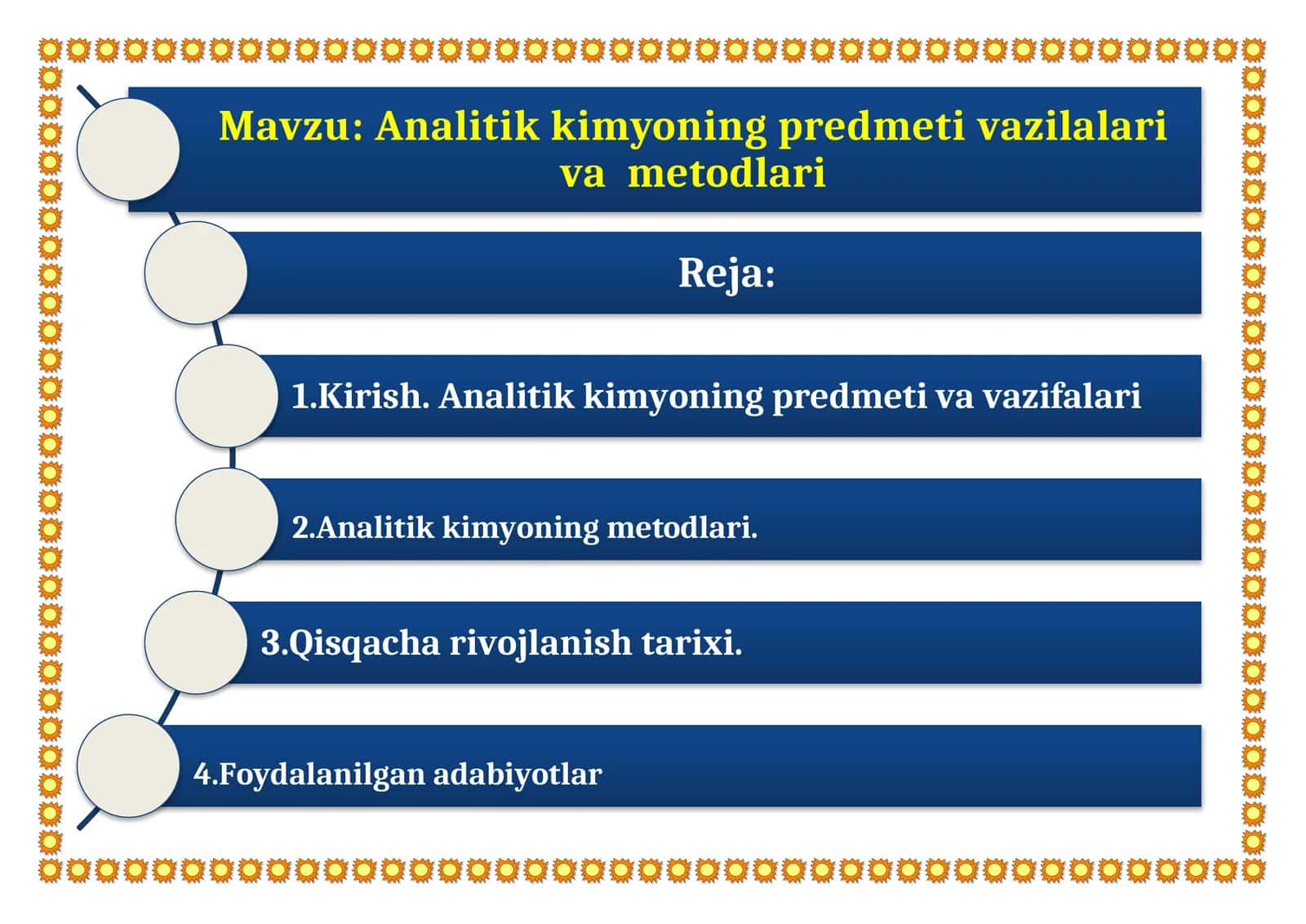 Analitik kimyo qanday fan va unimanio’rganadi? 1