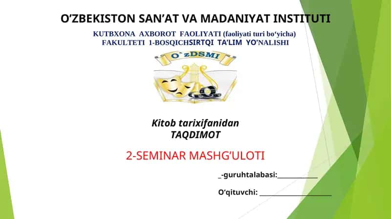 Kitob tarixi 1