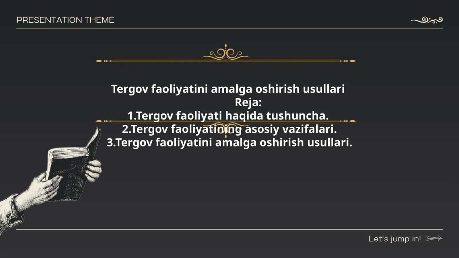 Tergov faoliyatini amalga oshirish usullari 1