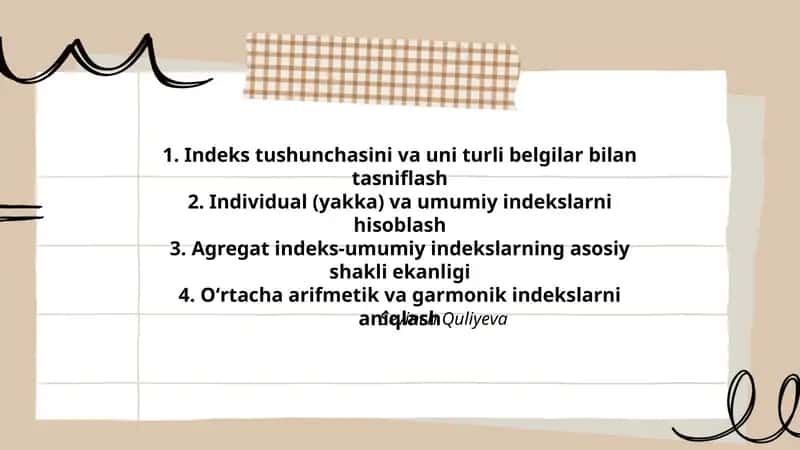 Indeks tushunchasi 1