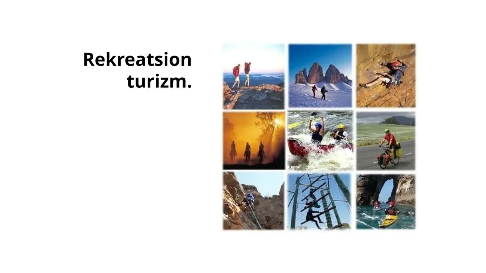 Rekreatsionturizm 1