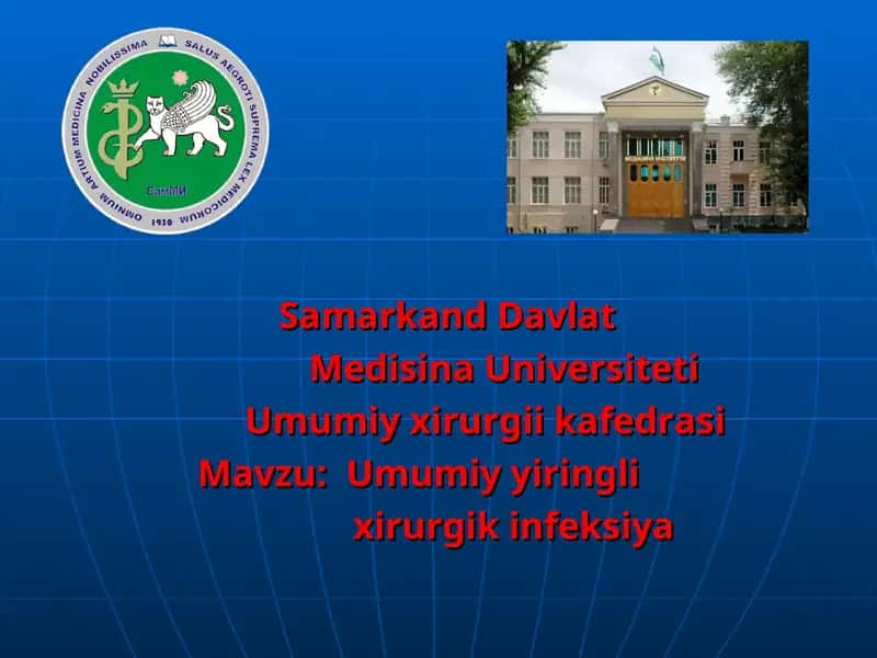 Umumiy yiringli xirurgik infeksiya 1