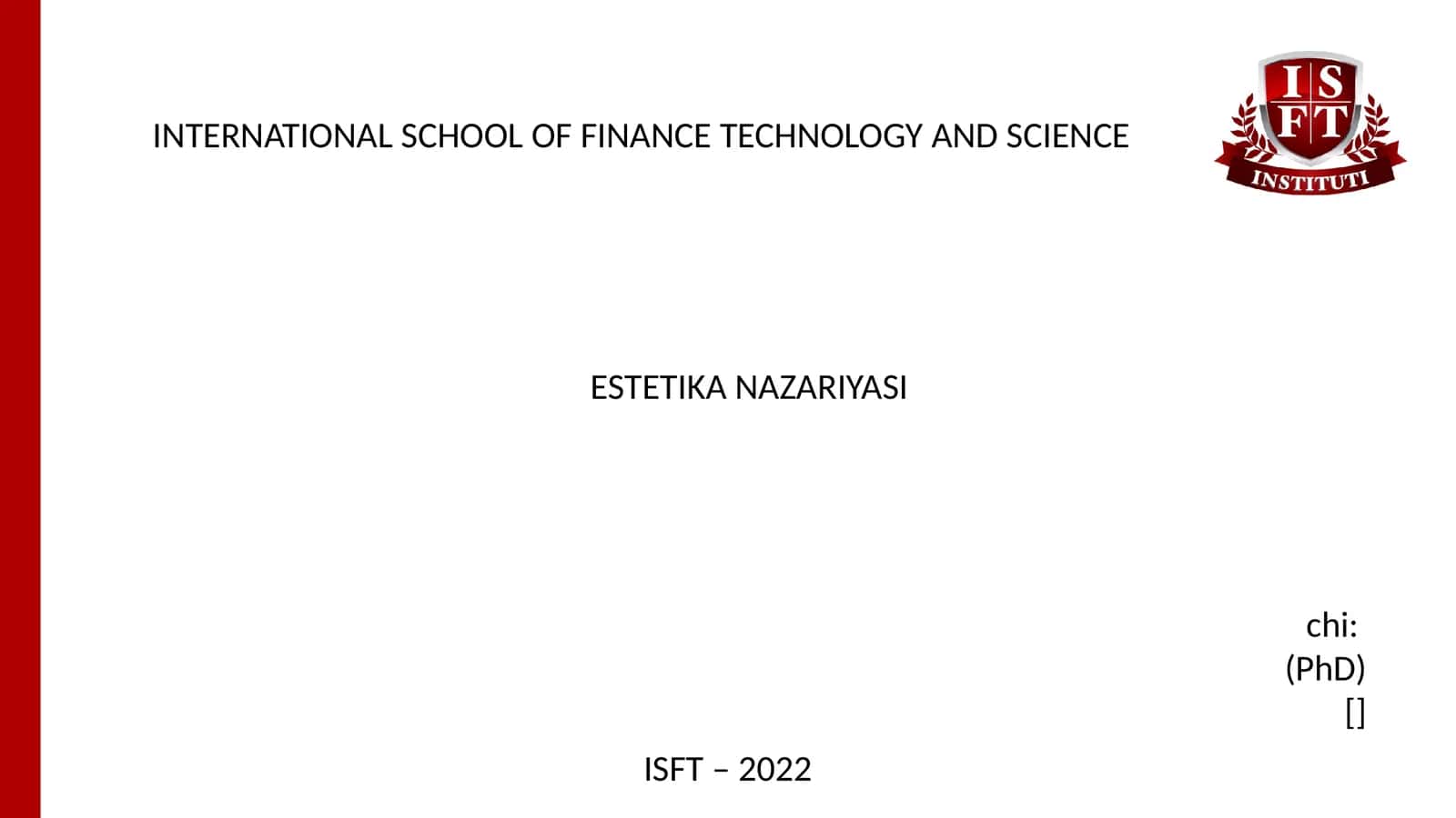 ESTETIKA NAZARIYASI 1