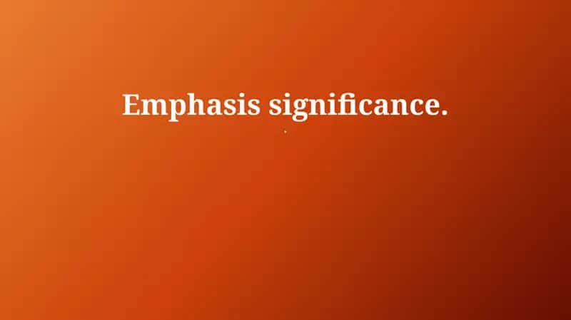 Identifying Importance 1