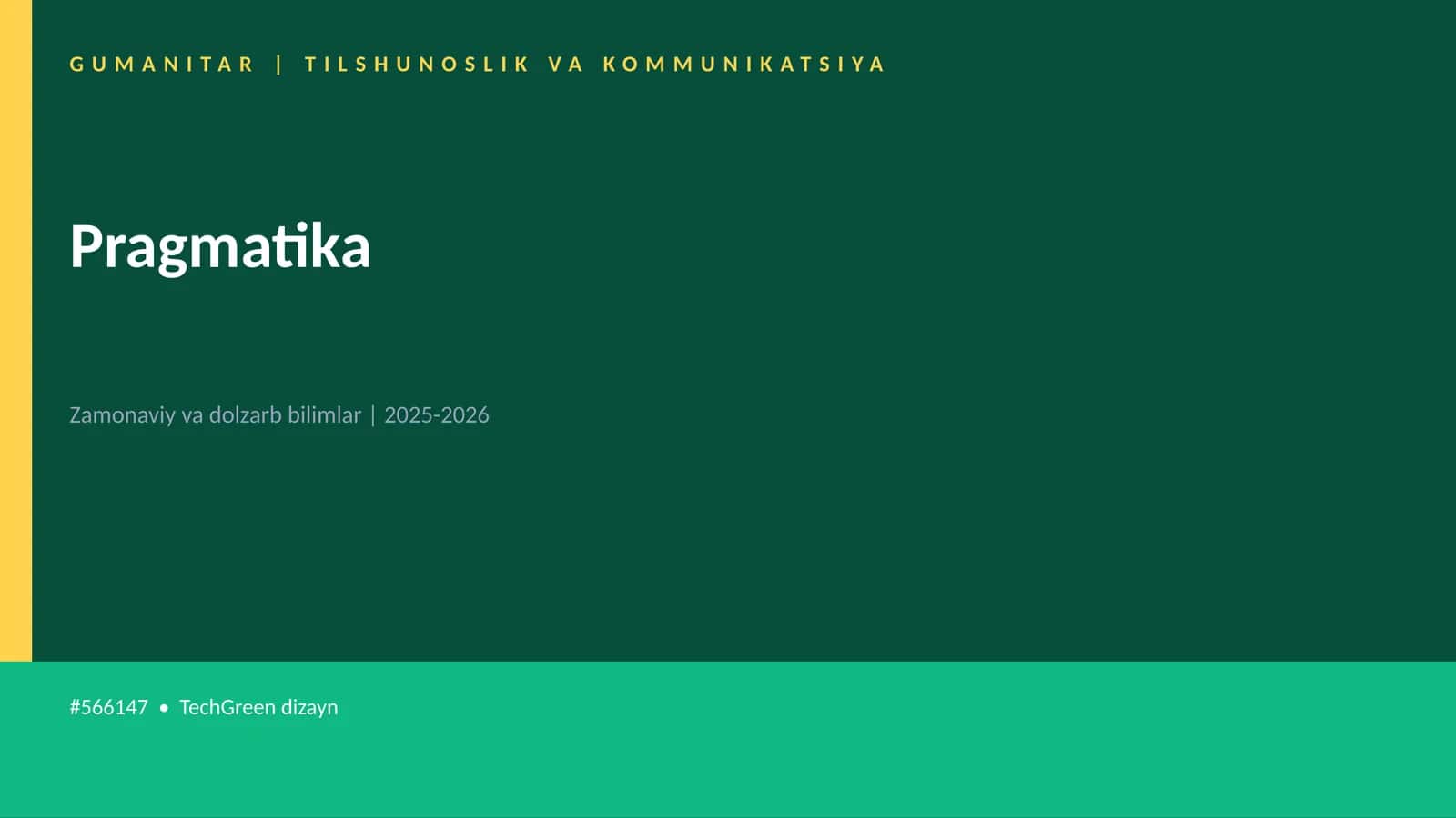 Pragmatika 1