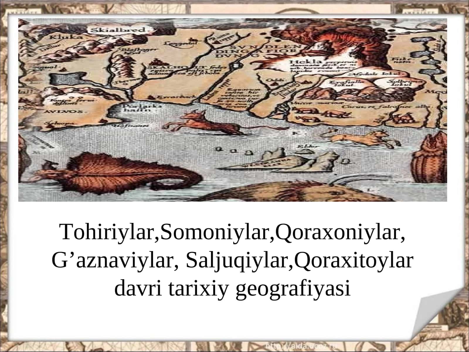 Qoraxitoylar davri tarixiy geografiyasi 1