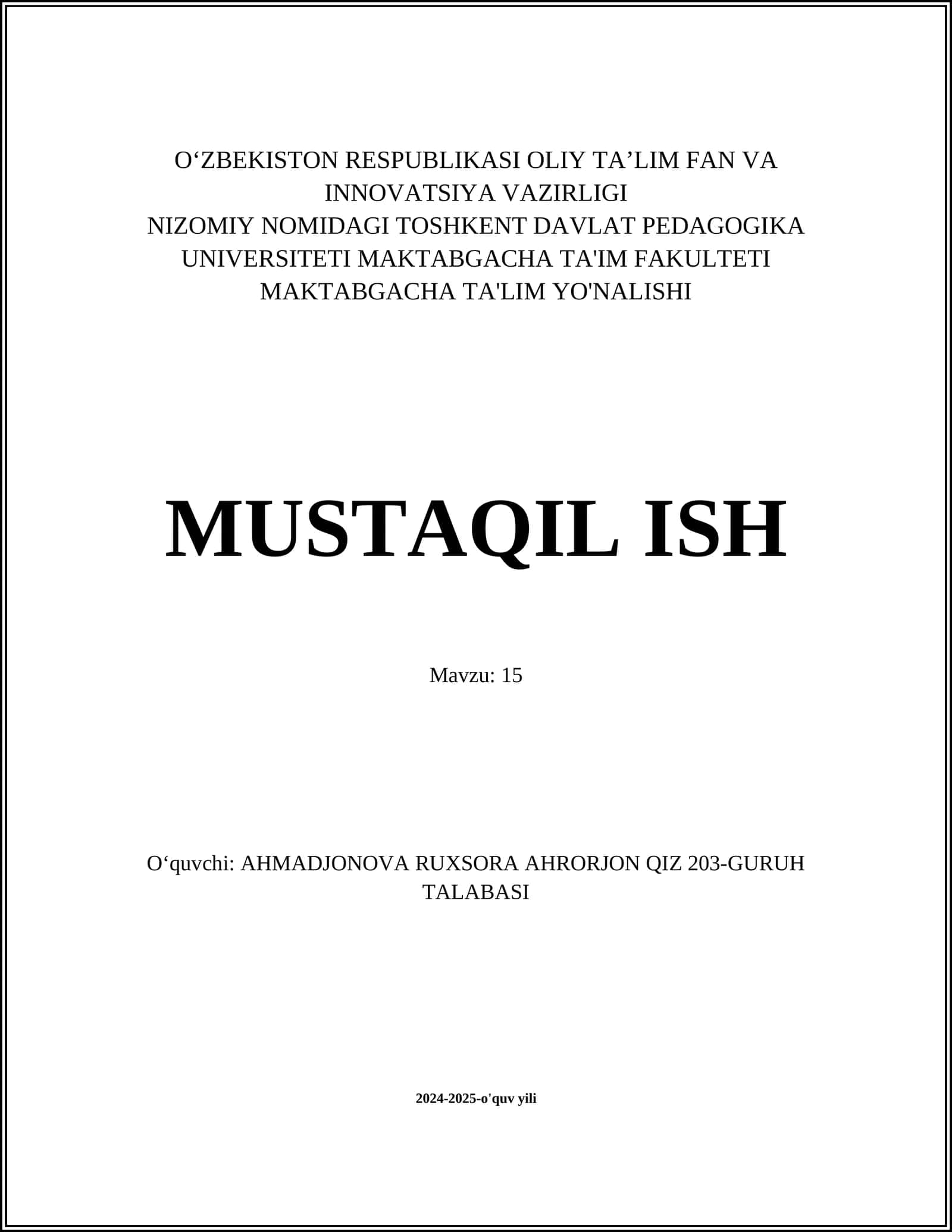 Таълим 1