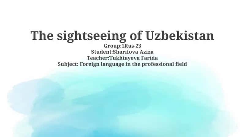 Unveiling Uzbekistan: A Journey Through Time and Culture 1