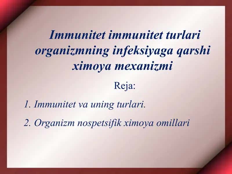 Immunologiya fanining rivojlanishi 1