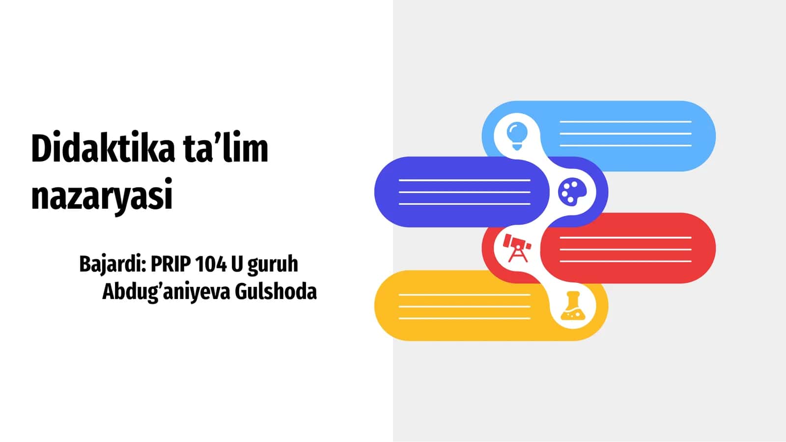 Didaktika taʼlim nazaryasi 1