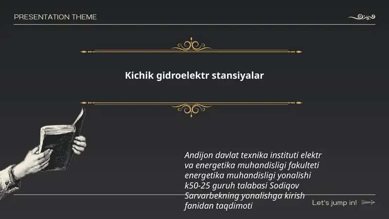 Kichik gidroelektr stansiyalar 1