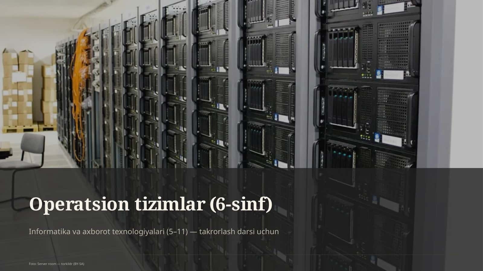 Operatsion tizimlar (6-sinf) 1