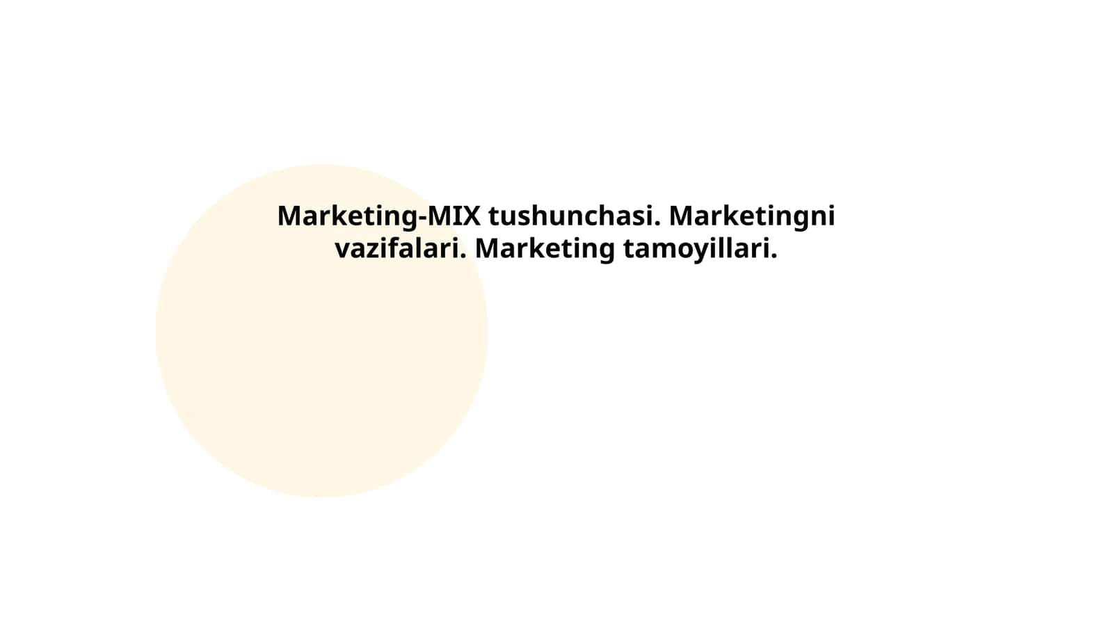 Marketing-MIX tushunchasi 1
