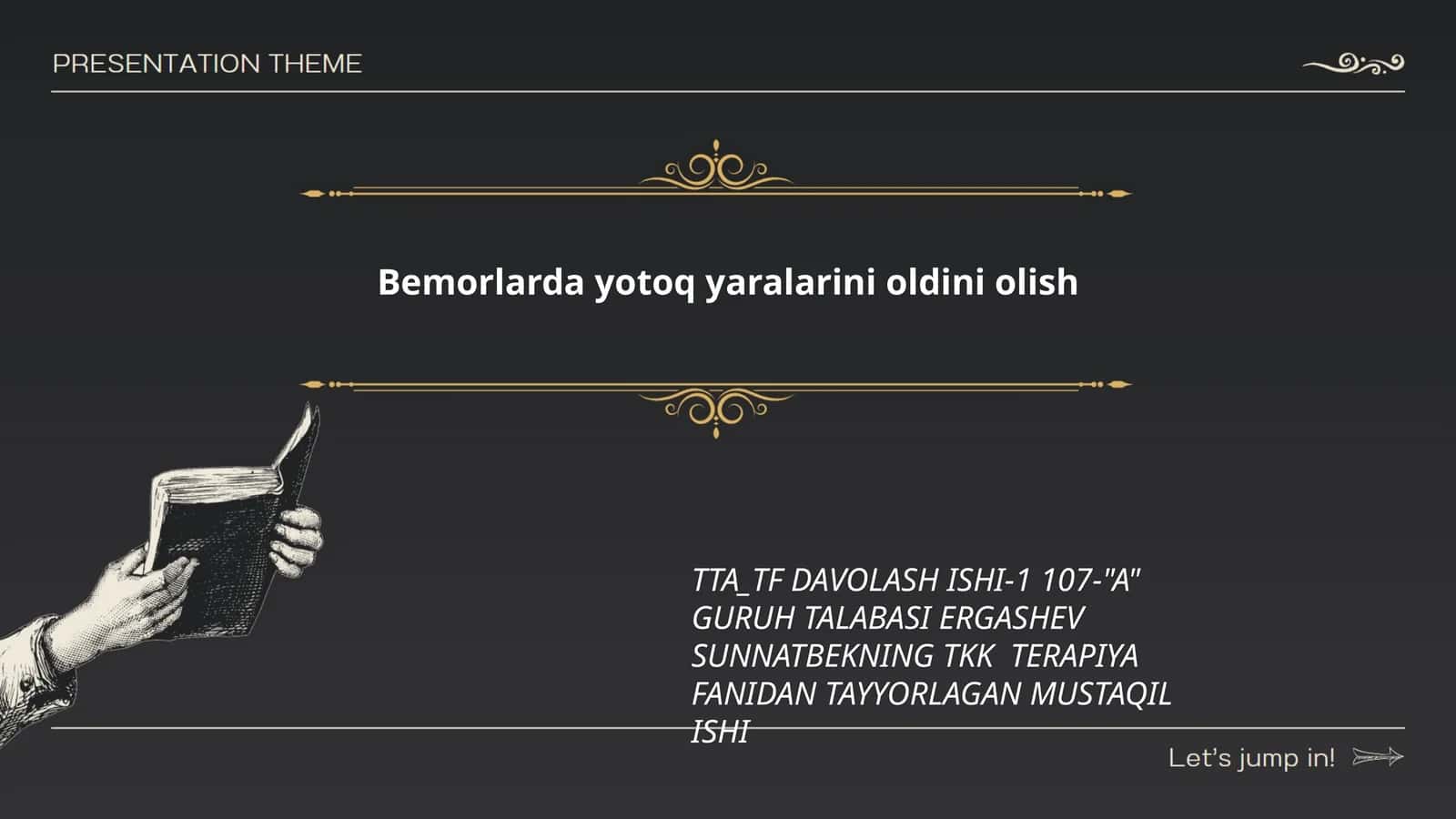 Bemorlarda yotoq yaralarini oldini olish 1
