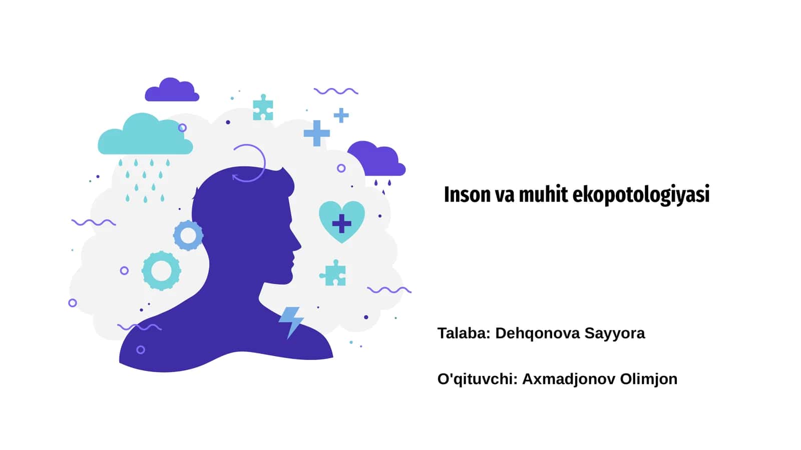 Inson va muhit ekopotologiyasi 1