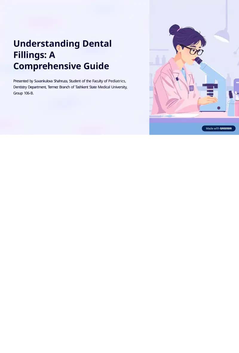 Understanding Dental Fillings: A Comprehensive Guide 1