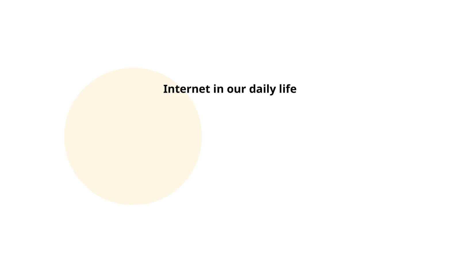 Internet in our daily life 1