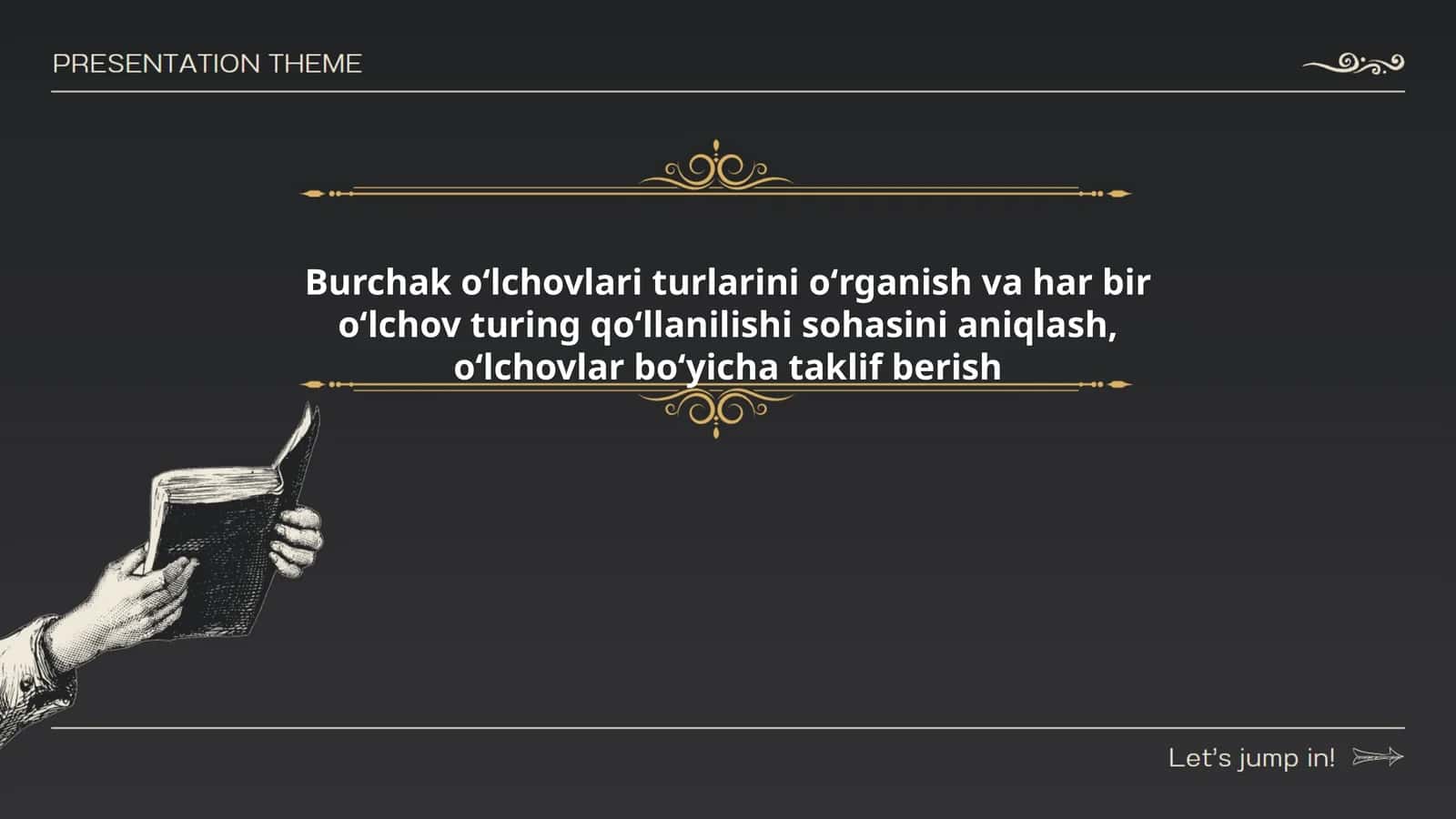 Burchak o'lchovlari 1