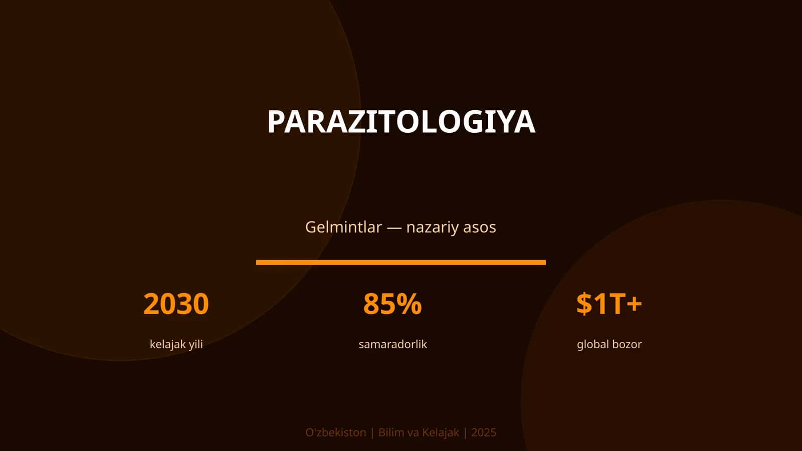 PARAZITOLOGIYA 1