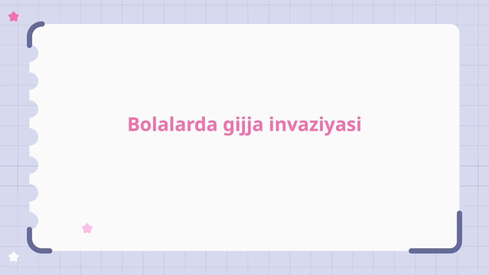 Bolalarda gijja invaziyasi 1