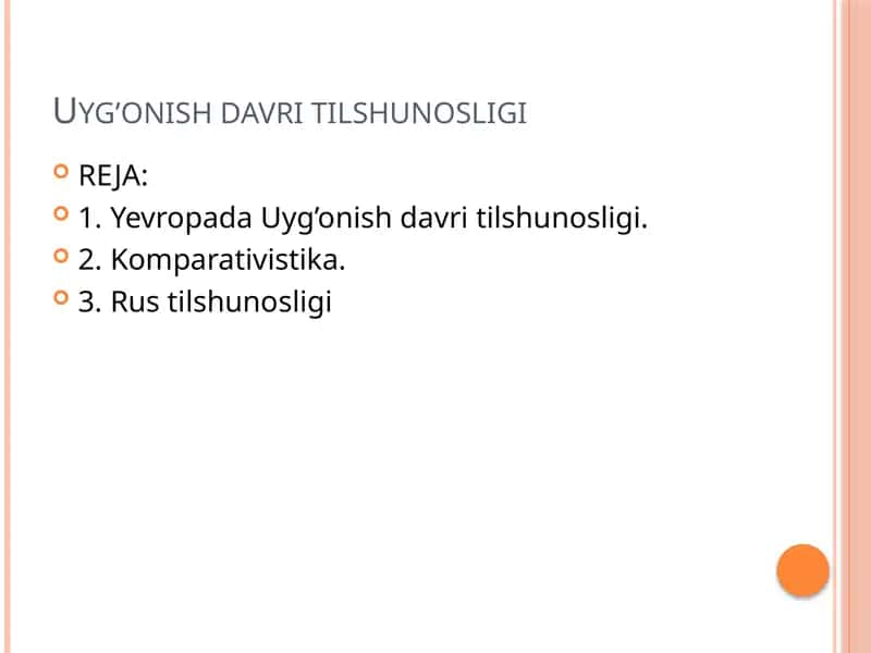 Uyg’onishdavritilshunosligi 1