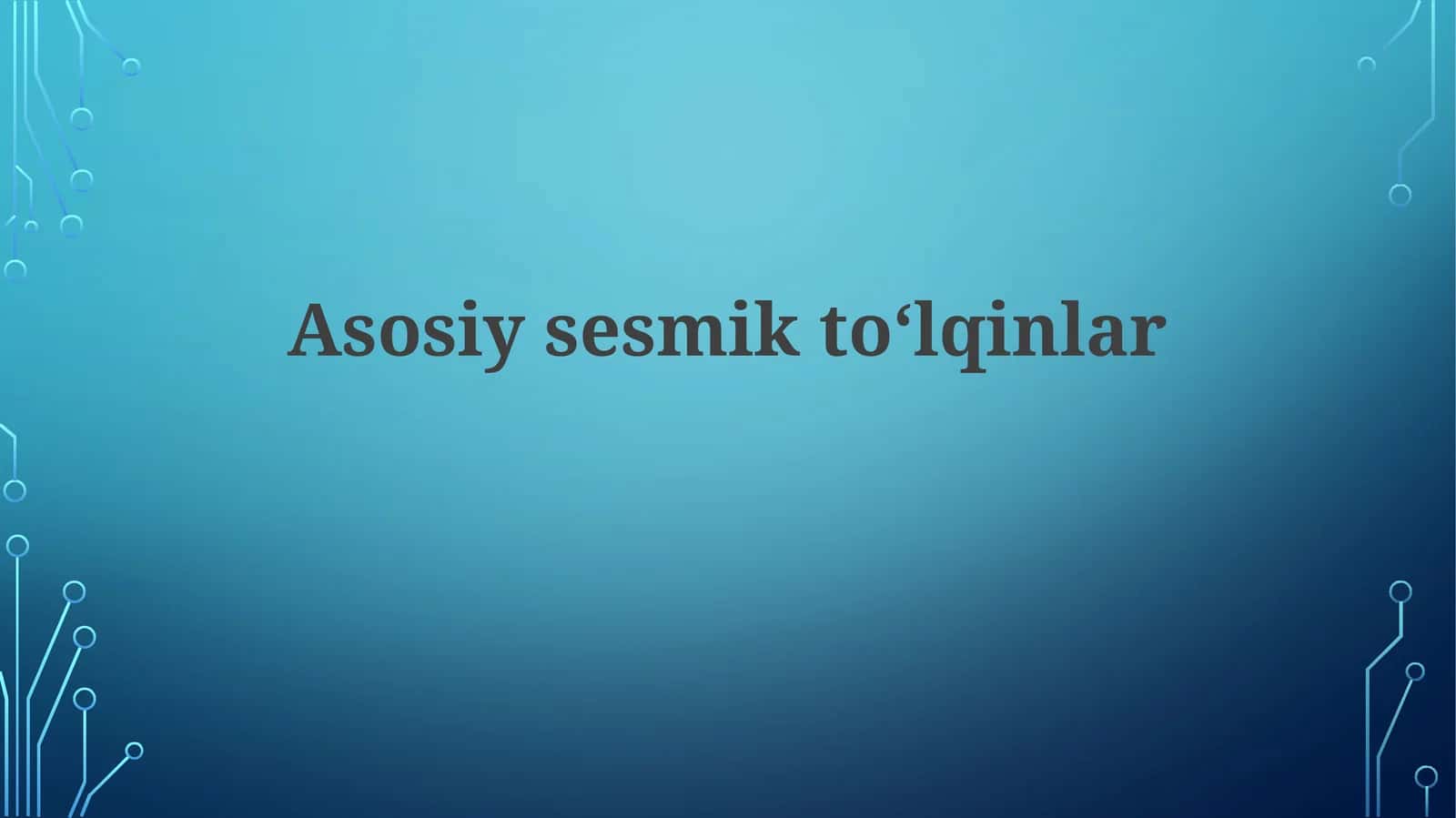 Asosiysesmiktoʻlqinlar 1