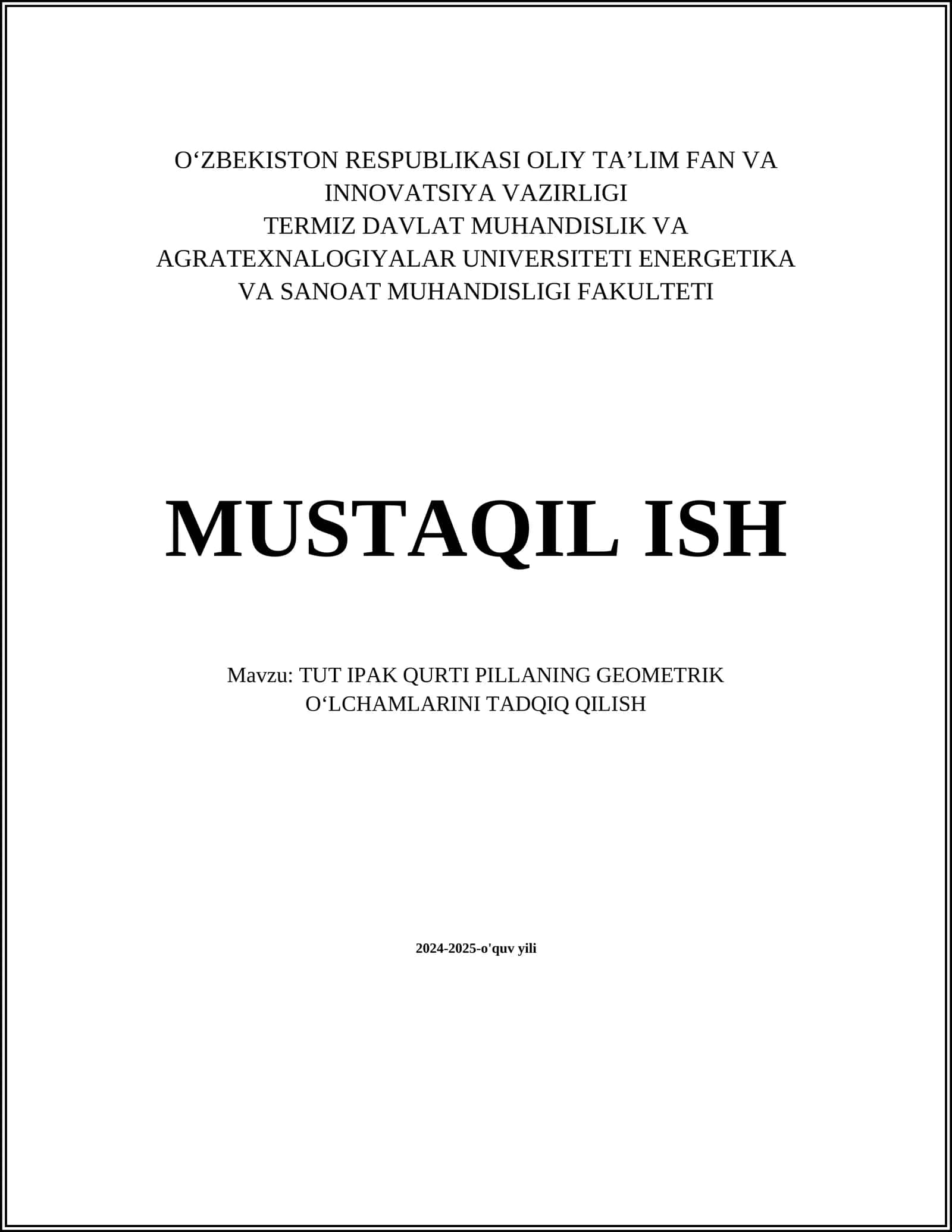 IPak qurti (Bombyx mori) 1