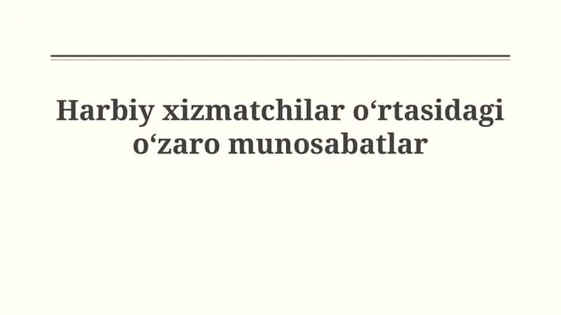 Harbiy salomlashish 1