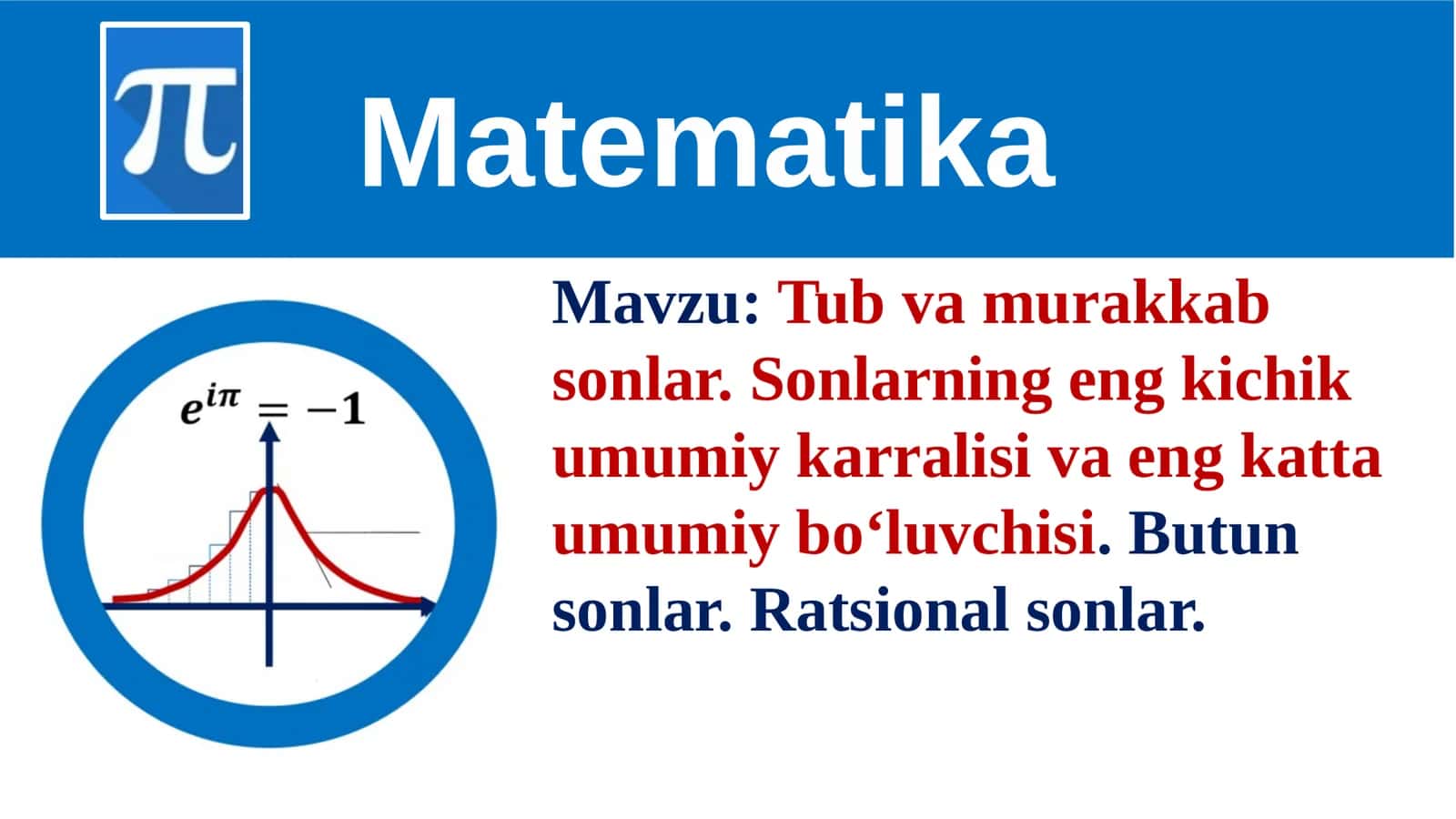 Matematika 1