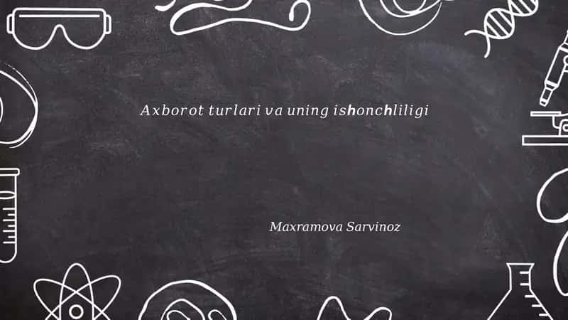 Axborot turlari 1