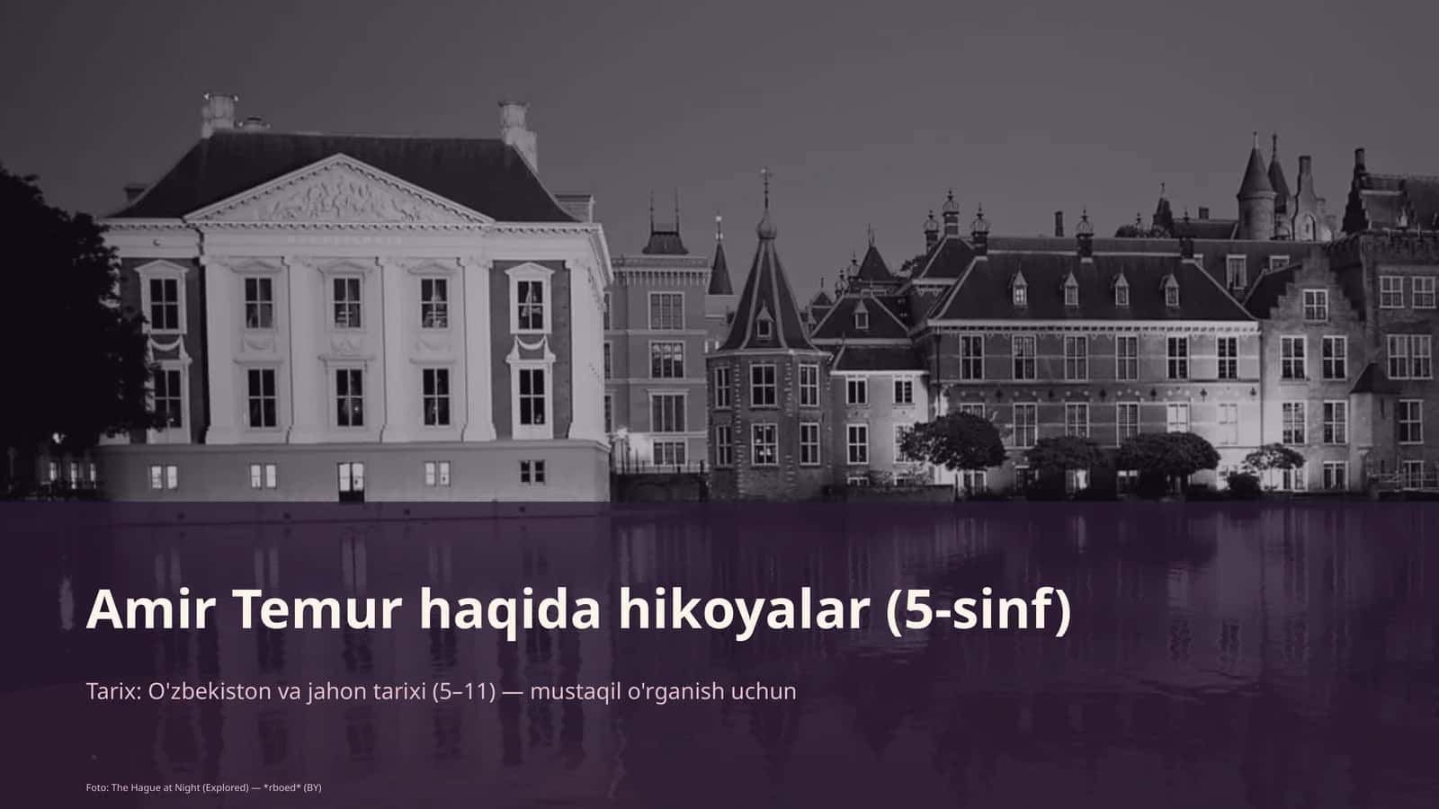 Amir Temur haqida hikoyalar (5-sinf) 1