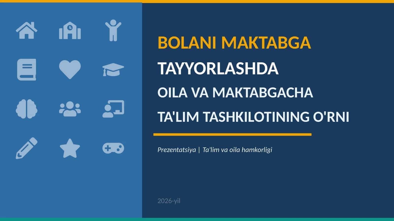 Maktabga Tayyorgarlik 1