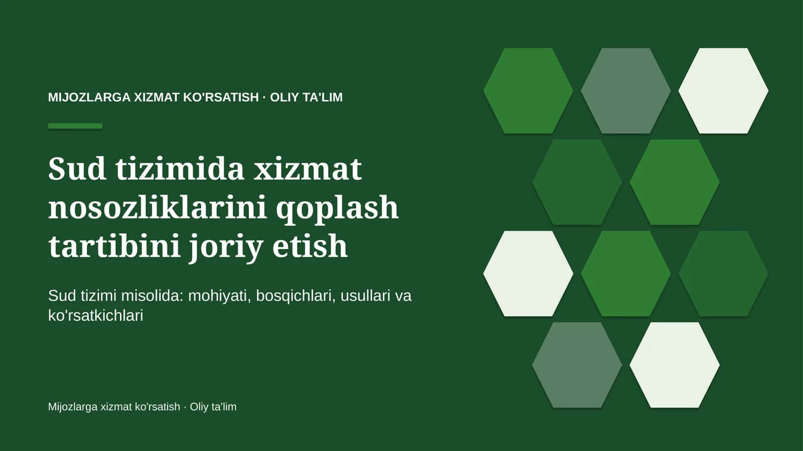 sud tizimida xizmat nosozliklarini qoplash tartibini joriy etish 8521 1