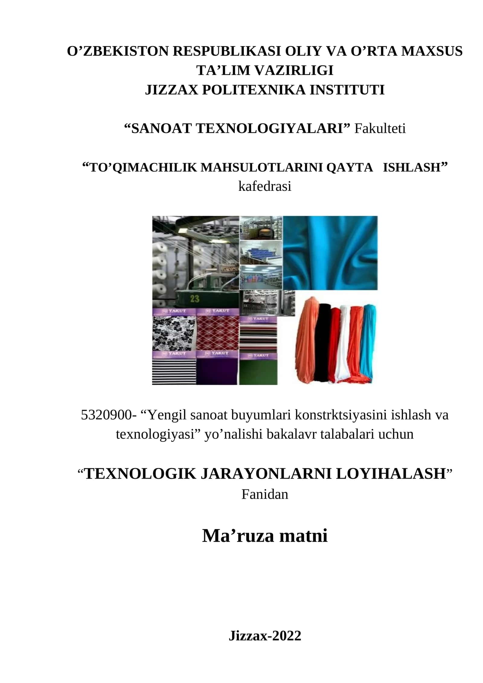 ANDOZALAR YUZASINI HISOBI 1