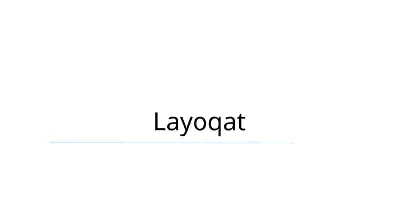 Layoqat 1