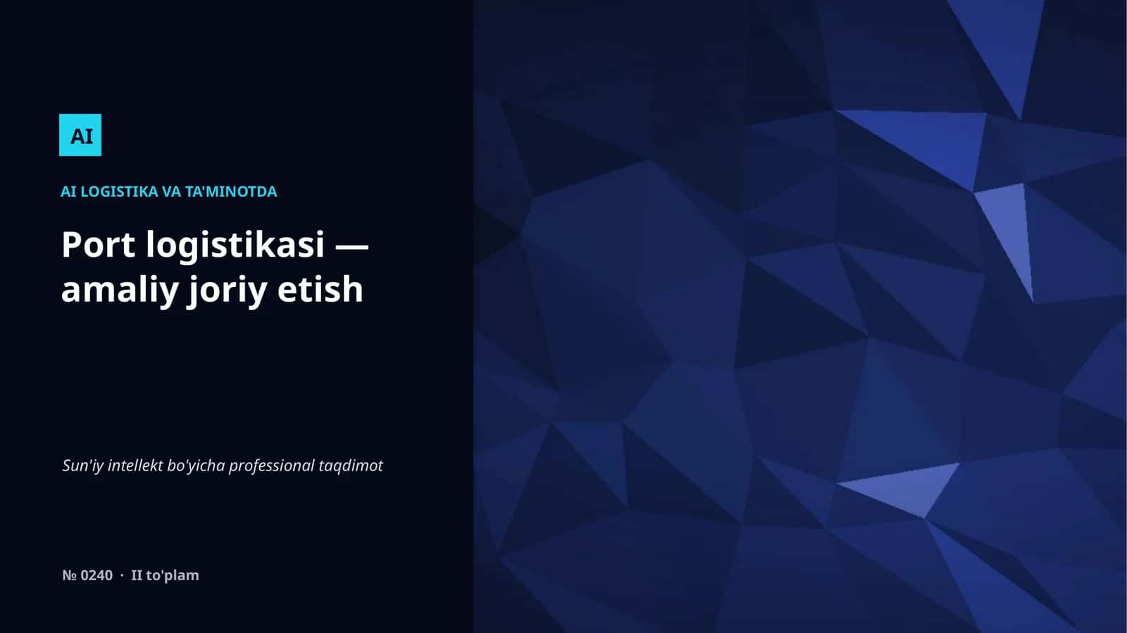 AI LOGISTIKA VA TA'MINOTDA 1