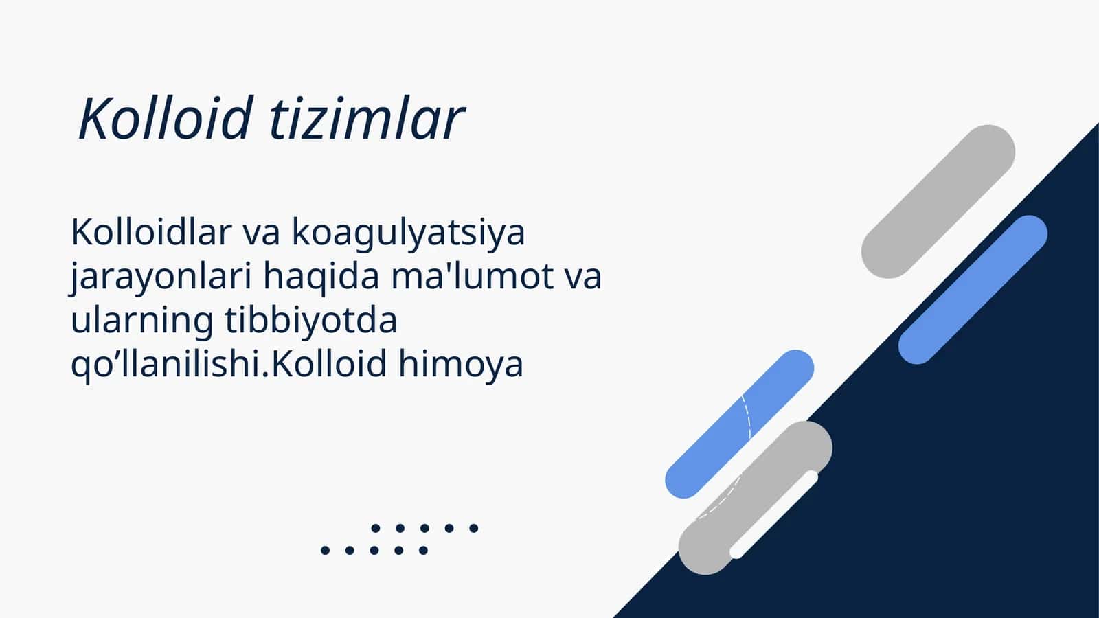 Kolloid tizimlar 1