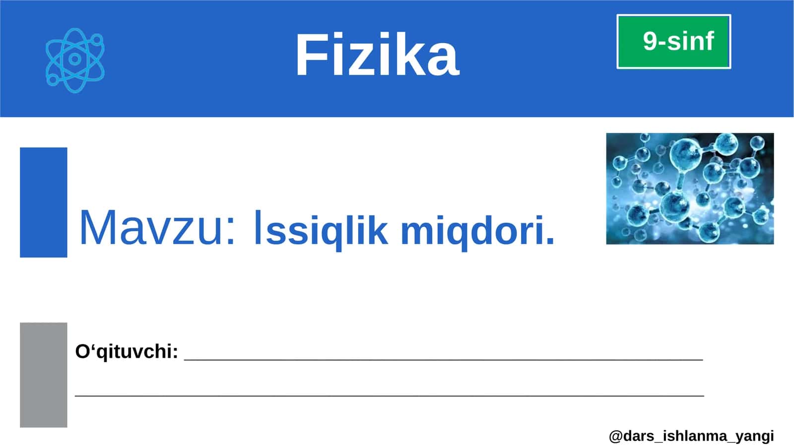 Issiqlik miqdori 1