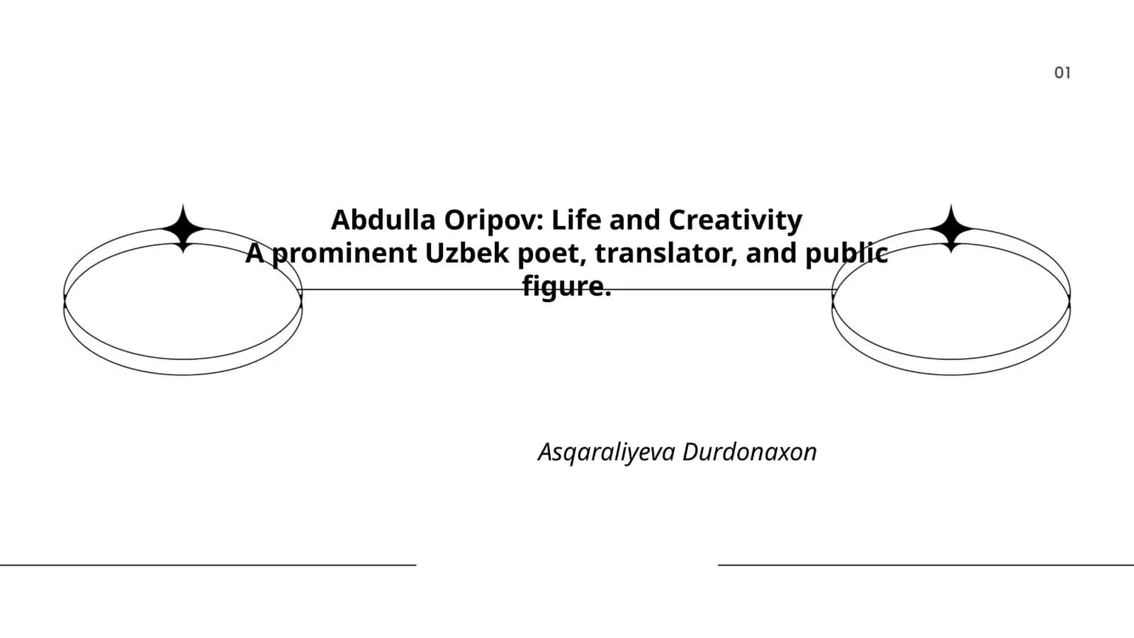 Abdulla Oripov: Life and Creativity 1