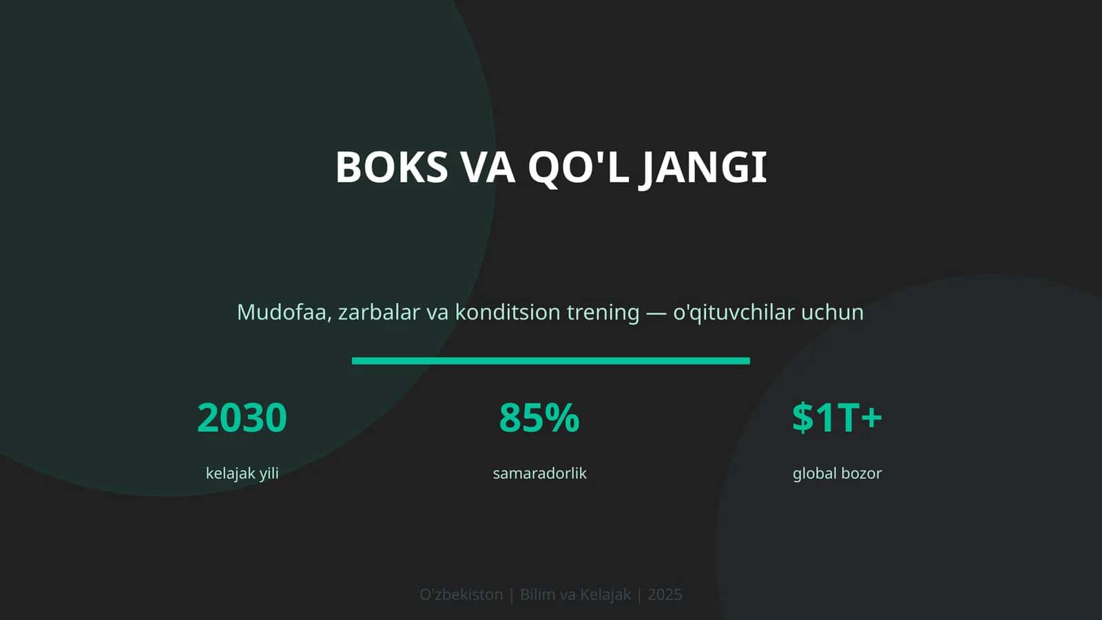 Boks va qo'l jangi 1