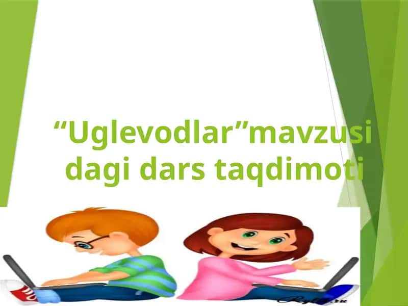 Uglevodlar 1