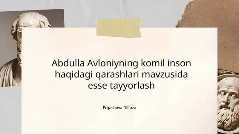 Komil Inson Tushunchasi 1