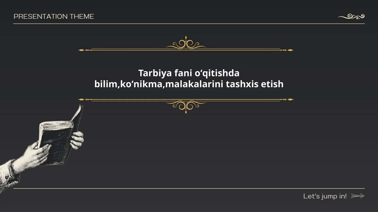 Tarbiya fani ta'lim jarayonida diagnostika usullari 1