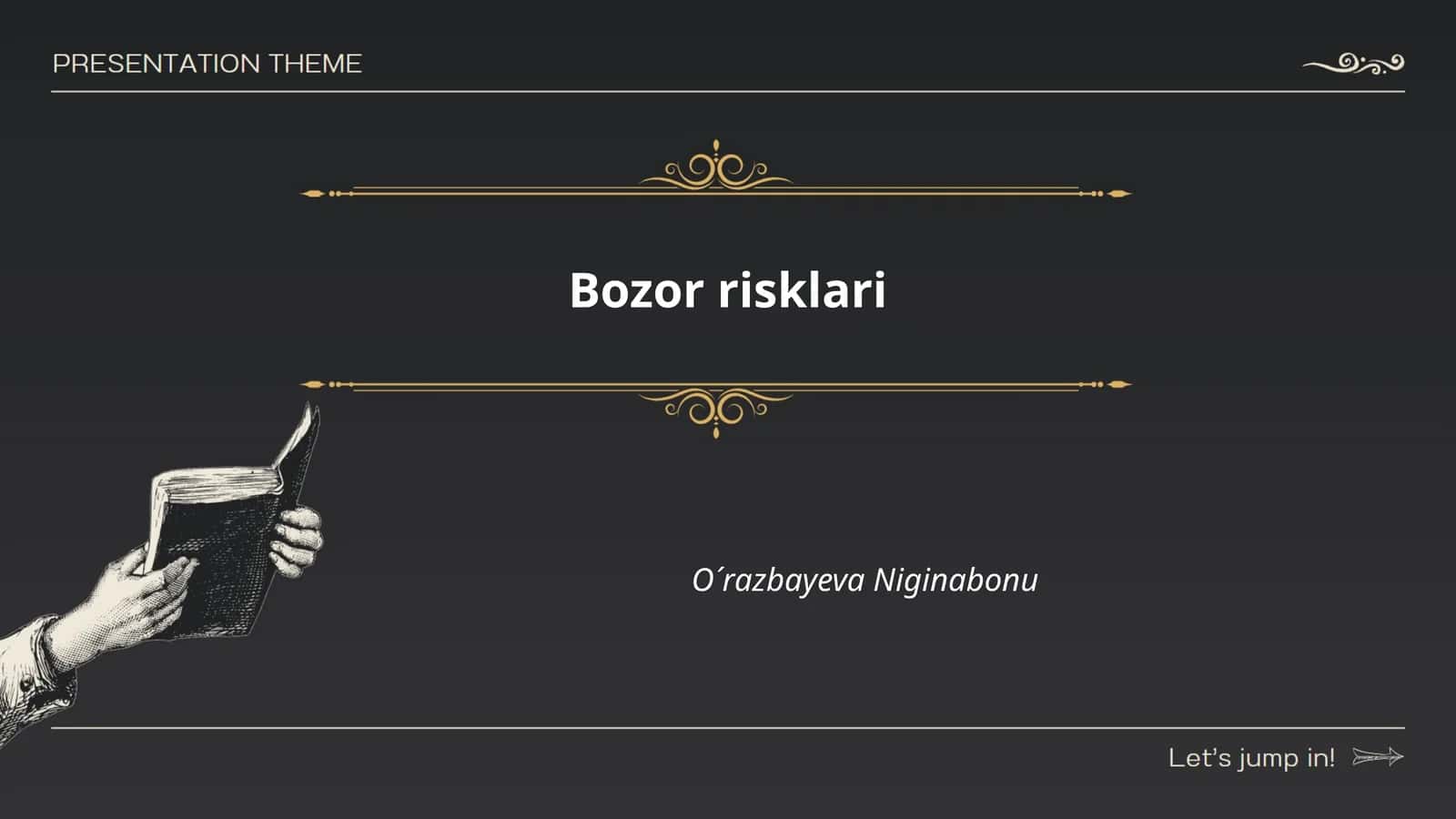 Bozor risklari 1